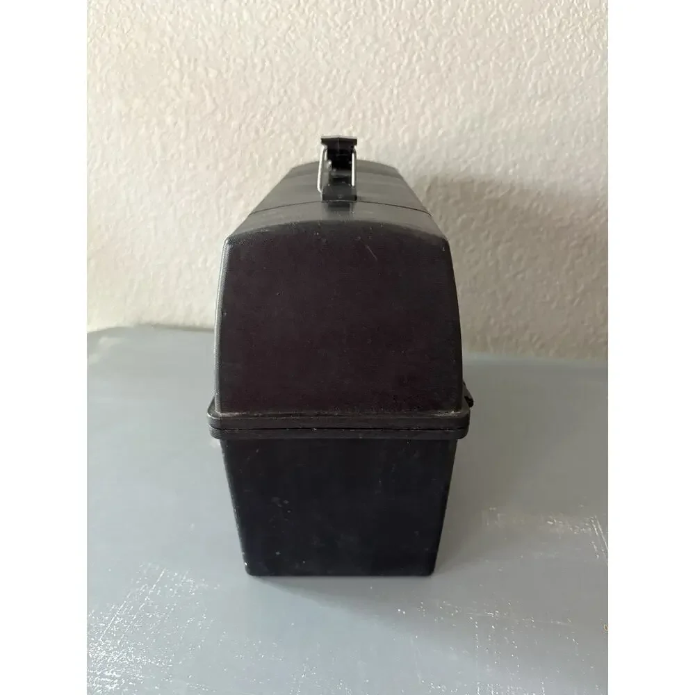 Vintage Aladdin Industries Black Plastic Dome Top Work Pail Dinner Bucket lunch